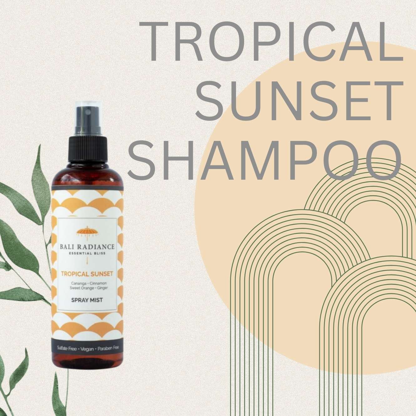 Bali Radiance Tropical Sunset Shampoo (Large)
