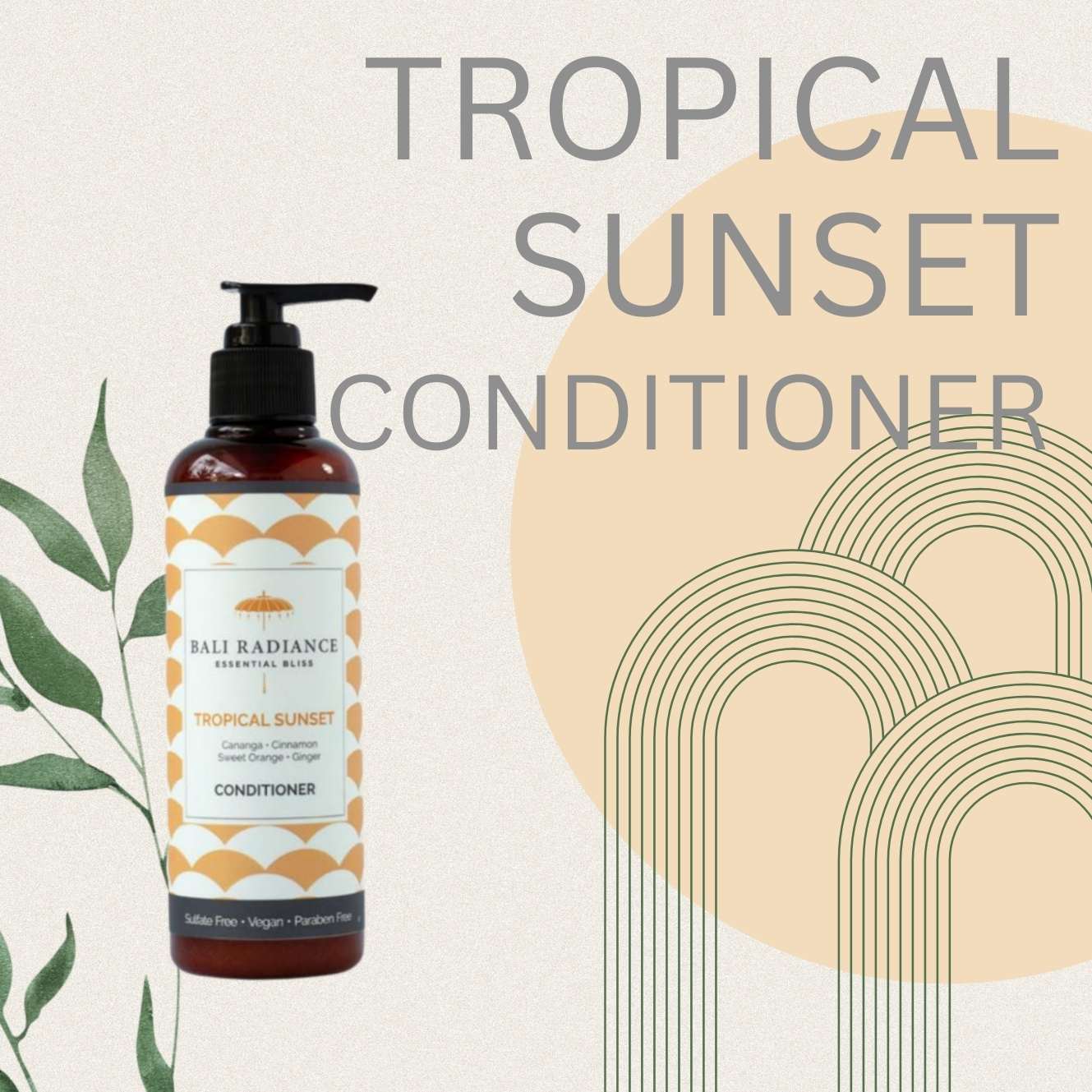 Bali Radiance Tropical Sunset Conditioner (Large)