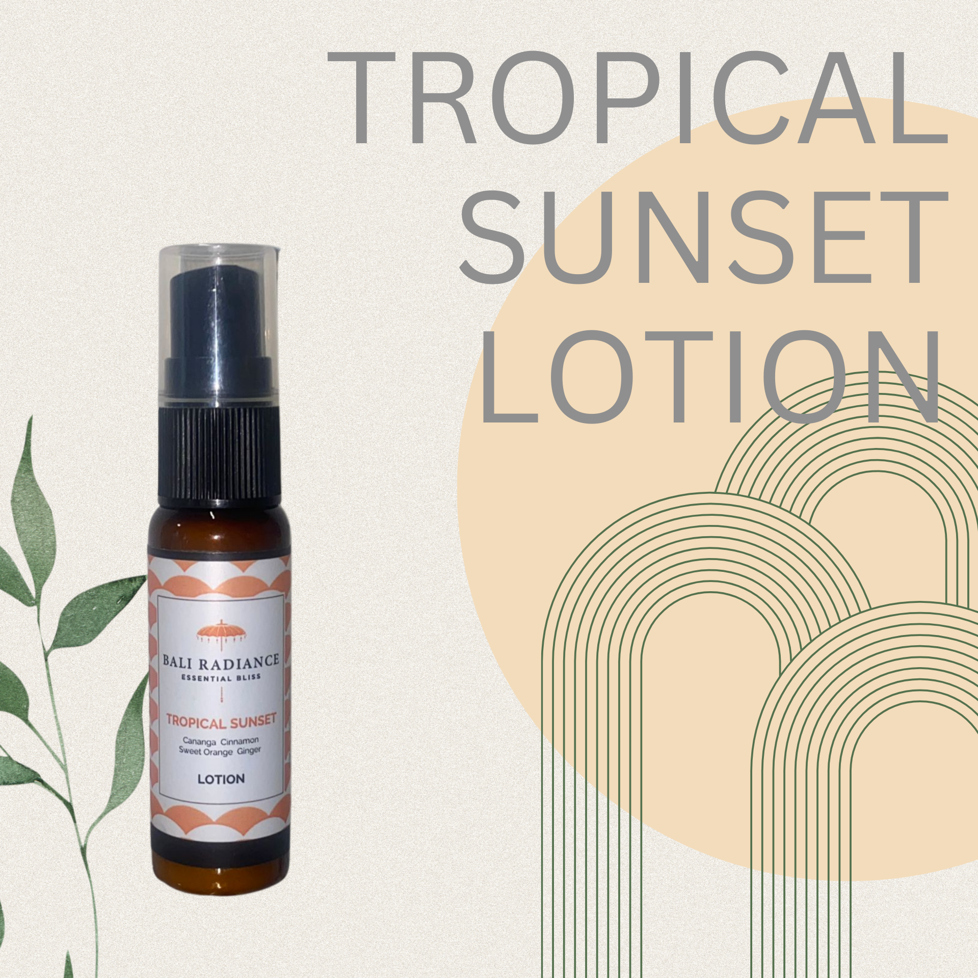 Bali Radiance Tropical Sunset Lotion (Small)