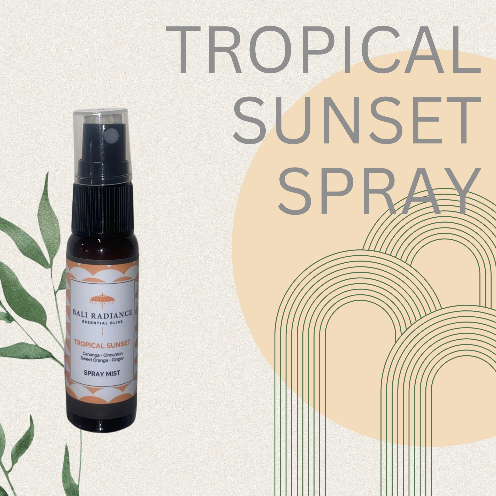 Bali Radiance Tropical Sunset Spray Mist (Small)