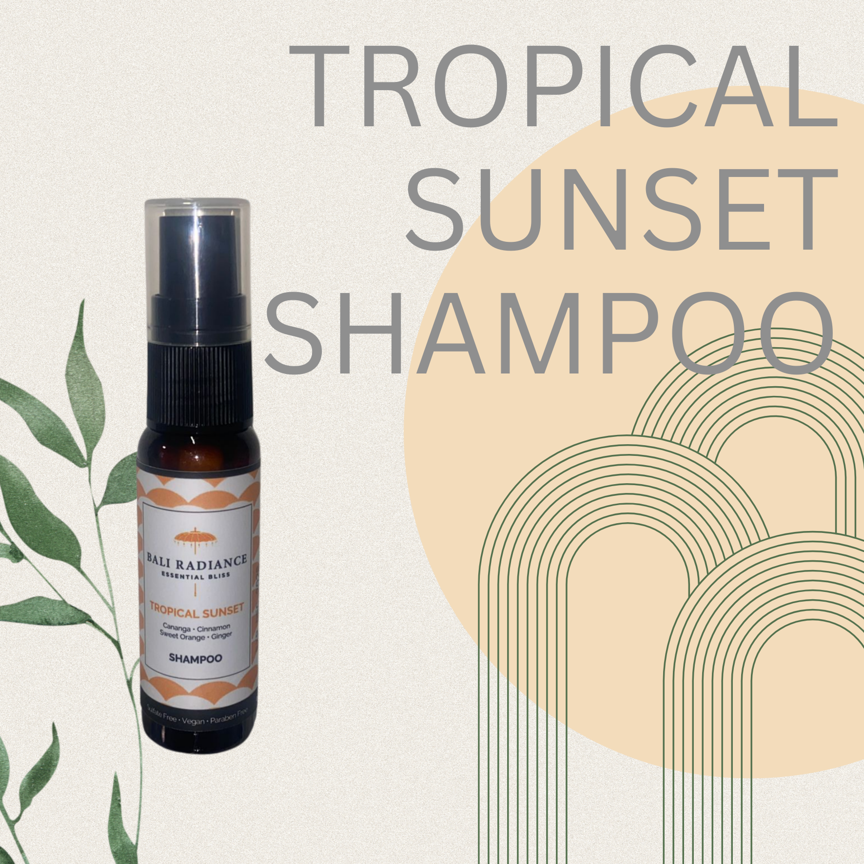 Bali Radiance Tropical Sunset Shampoo (Small)