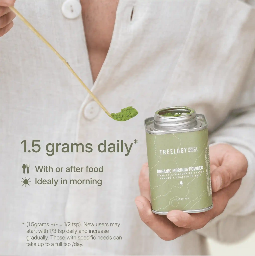 Treelogy Organic Moringa Powder - 45 grams